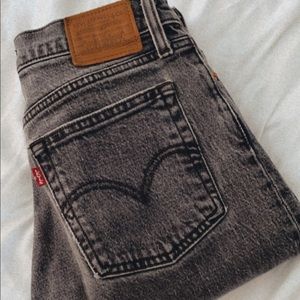 Levis 501 Crop Wedgie Jeans